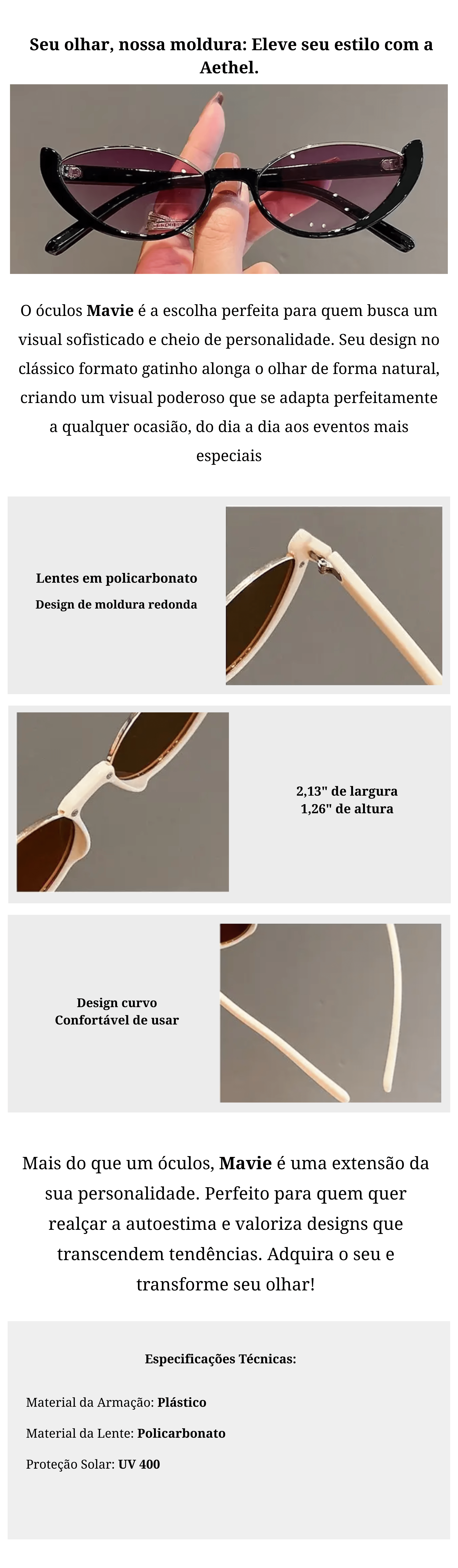 Óculos de Sol Mavie